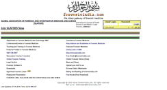 Desktop Screenshot of forensicindia.com