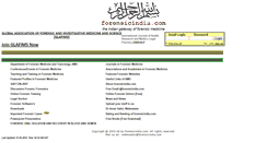 Desktop Screenshot of forensicindia.net